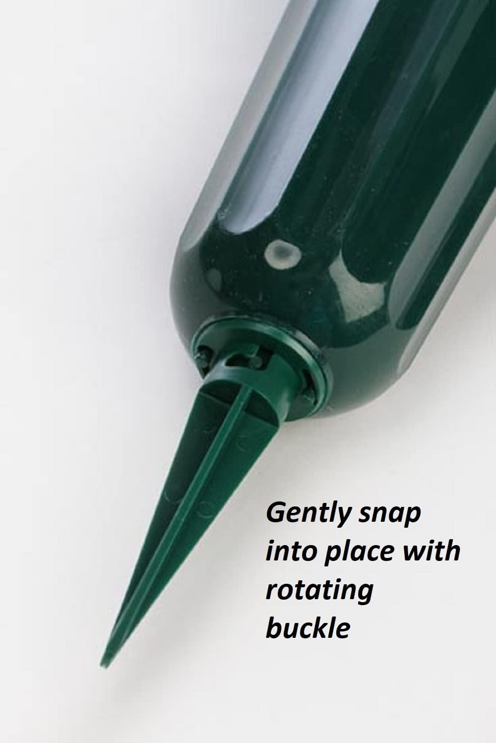 Group Of 36 Green And Stone Gray Plastic Memorial Cemetery Cone Vases