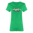 thumbnail image 1 of Group Of Cute Pandas Shaped T-Shirt Women -Image by Shutterstock, Female Medium, 1 of 2