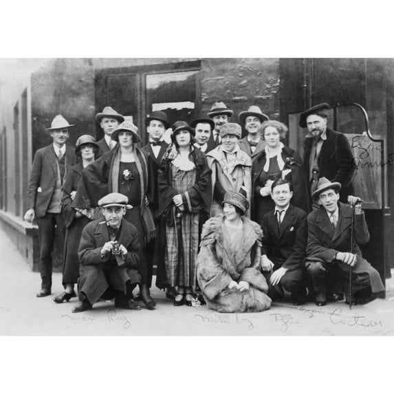Group Portrait Of American And European Artists And Performers In Paris History (36 x 24)