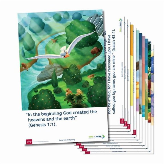 Group Publishing 562098 Two & More Annual Poster Pack - Pack of 12