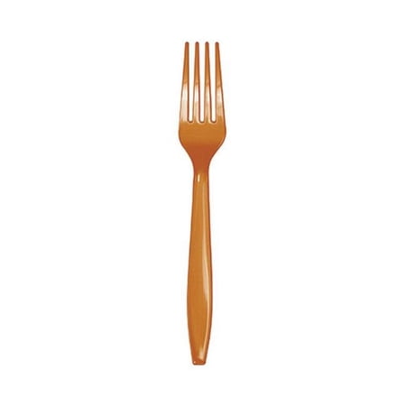 Group Pumpkin Spice Premium Plastic Forks, Pack of 12 - 24 Per Pack