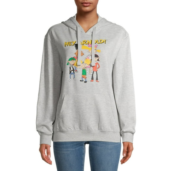 Group Shot Juniors Graphic LS Hoodie Pullover Fleece