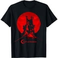 thumbnail image 1 of Group Shot Red Moon Castle Silhouette T-Shirt, 1 of 3