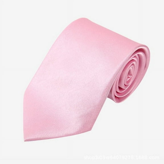 Group Tie Satin Tie Men's Solid Color Blue Tie Wedding Business Best Man Monochrome Black Tie