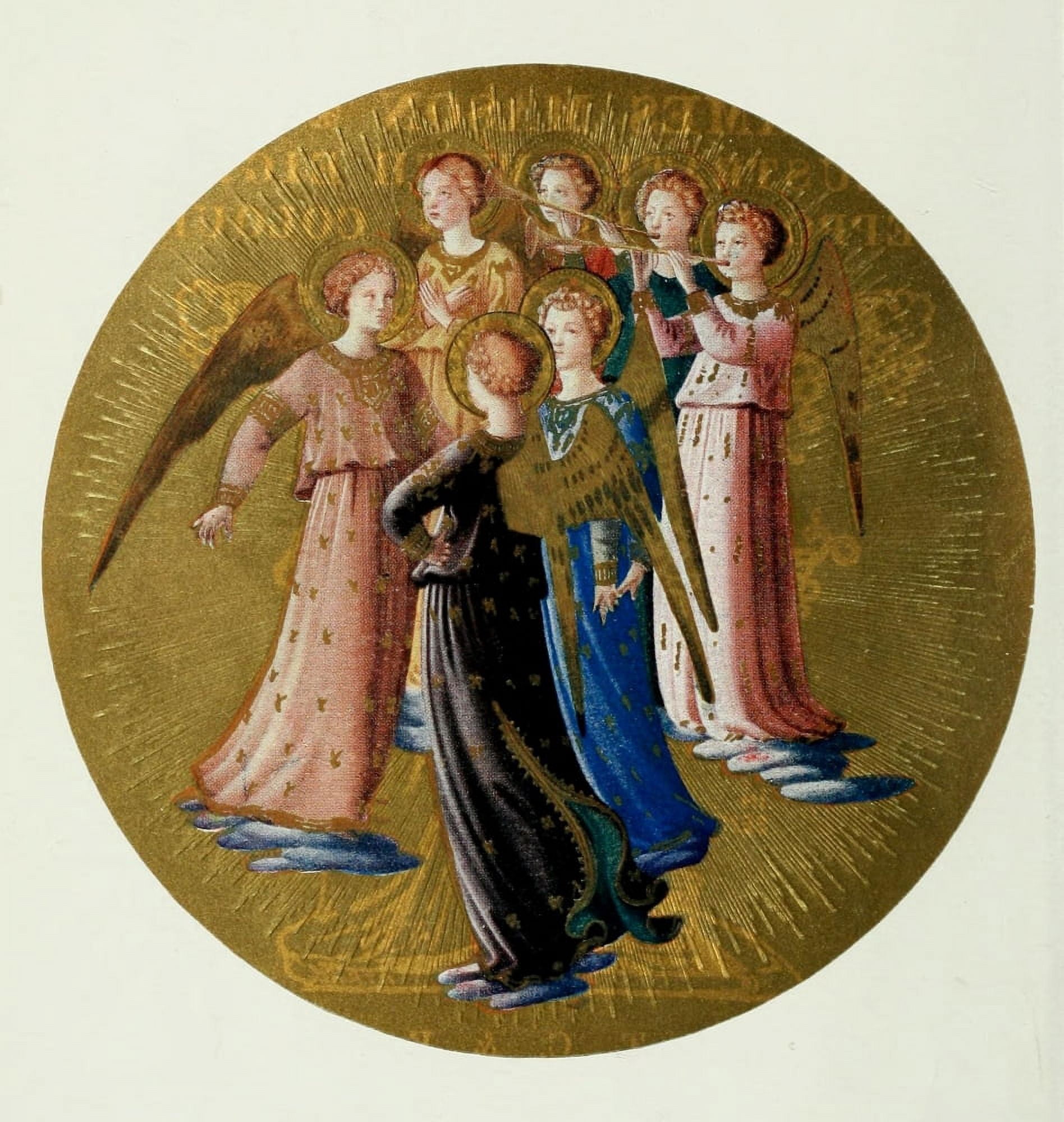 Group of Angels Canvas Art - Fra Angelico (18 x 24)