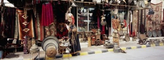 Group of objects in a market Palmyra Syria Canvas Art - Panoramic Images (36 x 13)
