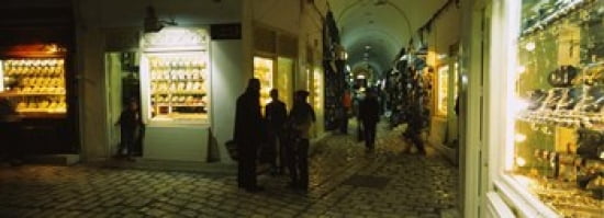 Group of people in a market Medina Sousse Tunisia Canvas Art - Panoramic Images (36 x 13)