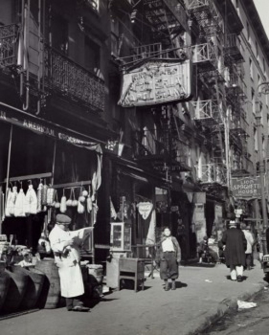 Group of people in a market New York City New York USA Canvas Art - (24 x 36)