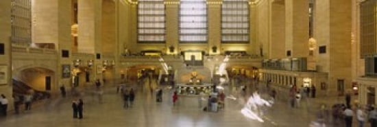 Group of people in a subway station Grand Central Station Manhattan New York City New York State USA Canvas Art - Panoramic Images (36 x 12)