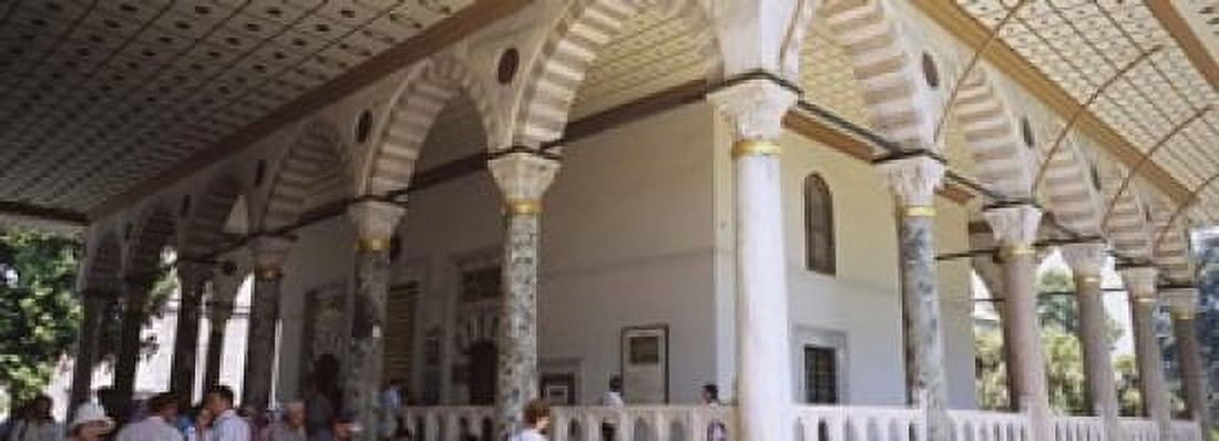 Group of people in front of a chamber Topkapi Palace Istanbul Turkey Canvas Art - Panoramic Images (18 x 7)