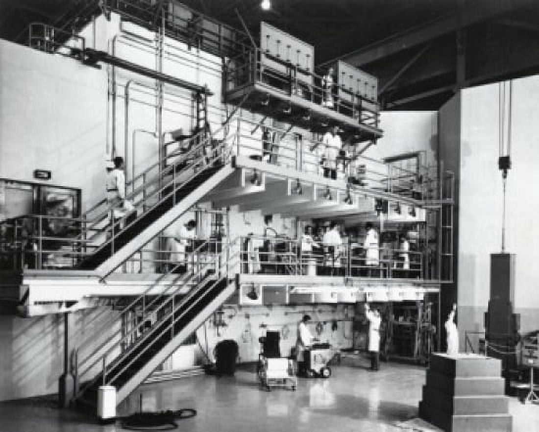 Group of scientists working in a nuclear laboratory Brookhaven National Laboratory Upton Long Island New York State USA Canvas Art - (18 x 24)