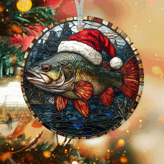 Grouper Fish Custom Ornaments 2025, Grouper Fish Ornament, Grouper Fish Christmas Hanging Decor, Grouper Fish Ornaments for Christmas Tree. VnxgGo (Grouper Fish 5)