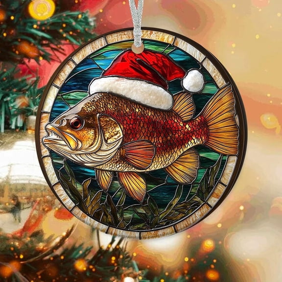 Grouper Fish Custom Ornaments 2025, Grouper Fish Ornament, Grouper Fish Christmas Hanging Decor, Grouper Fish Ornaments for Christmas Tree. Yww818 (Grouper Fish 3)