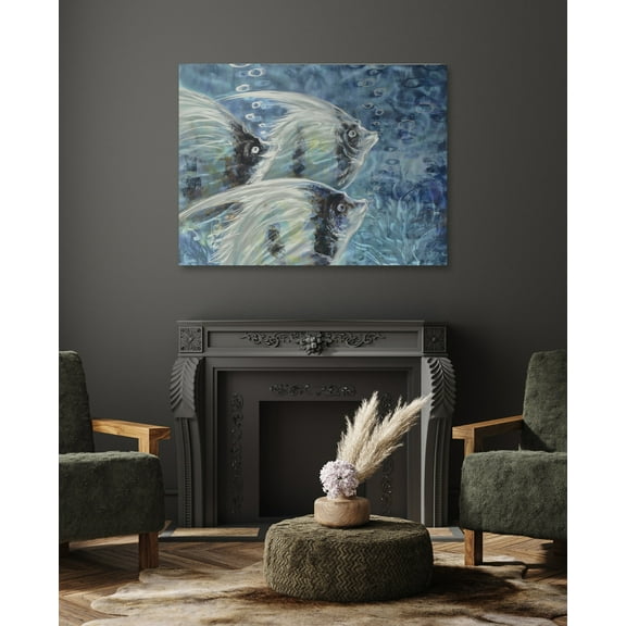 Grouping Angelfish Metal Wall Art