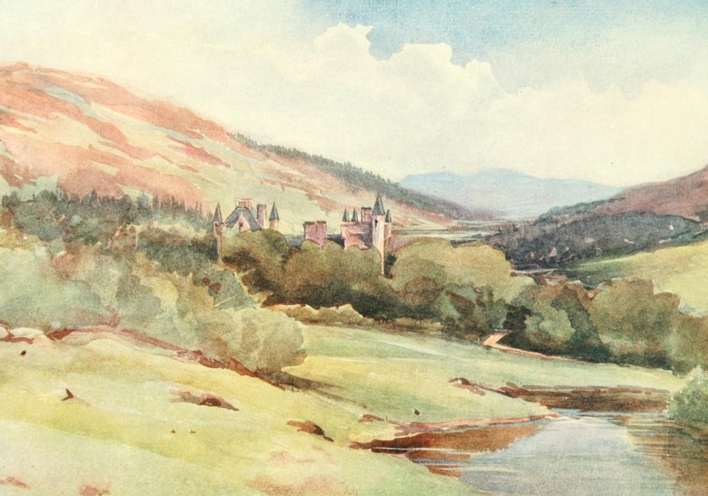 Grouse & Grouse Moors 1910 Modern lodge in Perthshire Canvas Art - Charles Whymper (24 x 36)