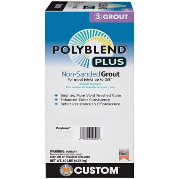 Grout Customs POLYBLEND Plus Non Sanded Natural Gray 9