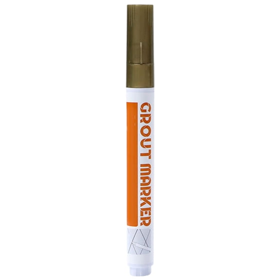 Grout Pen Tile Grout Paint Markers, Tile Gap Repair Pen, Tile Grout Paint Markers, Suitable for Tiles Floor Wall Bathroom Kitchen Wall Floor Decontamination Seam Repair,Gold
