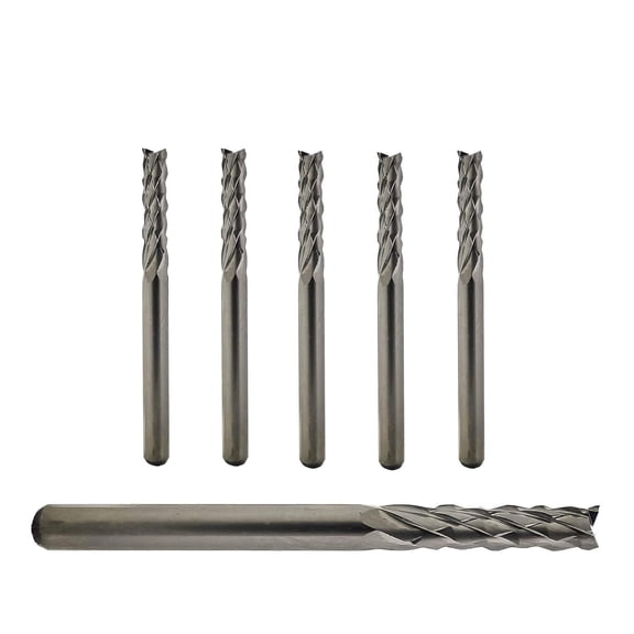 Grout Removal Tool Set - 1/8 Inch Carbide Tile Grout Remover Bits (5-Piece) - Fits Dremel, RotoZip - USA Made for Tile Repair & Grout Line Cleaning