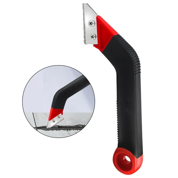 Grout Remover Tungsten Carbide Cleaner Angled Grout Scraping Tool Grout Cleaner Scraper Edges Caulking Tool with Replace