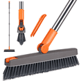thumbnail image 1 of Grout Brush with Long Adjustable Handle, 2 in 1 V-Shaped Swivel Scrub Brush, Floor Scrub Brush for Cleaning with Stiff Bristle for Deep Cleaning Tile Grout, Shower, Kitchen, Hard-to-Reach Corners, 1 of 11