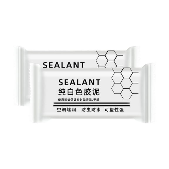 Grout Sealer For Floor Tile Super Diamond Mud Seal 30g Sealing Clay White Seal Motor White Seal Duct Seal Sealing Clay For Drain Connection Wall Hole Air Conditioning