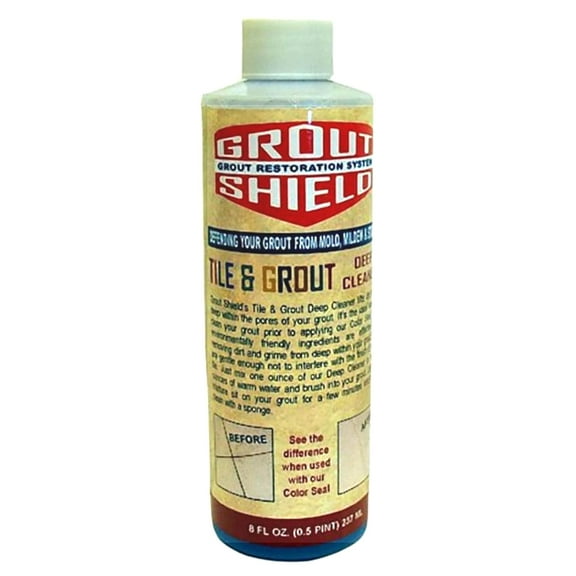 Grout Shield -Tile Grout Deep Household Cleaner Lifts Dirt Grime on Floors Countertops- 16 oz Purple