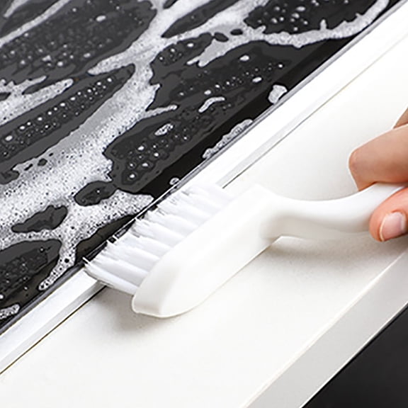 Grout Tile Brush - Baseboard Cleaner, Sturdy Grout, Ideal for Shower Floor, Bathroom, Kitchen, Long Handle Cleaning Tool