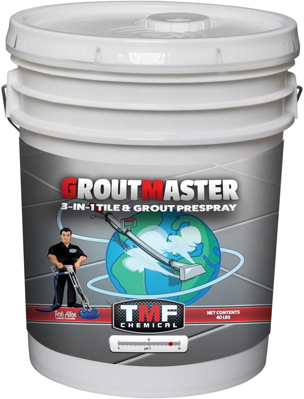 GroutMaster Tile, Grout & Carpet Cleaner - Fast Dissolving Powdered ...