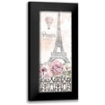 thumbnail image 1 of Grove, Beth 10x18 Black Modern Framed Museum Art Print Titled - Paris Roses Panel VIII, 1 of 5