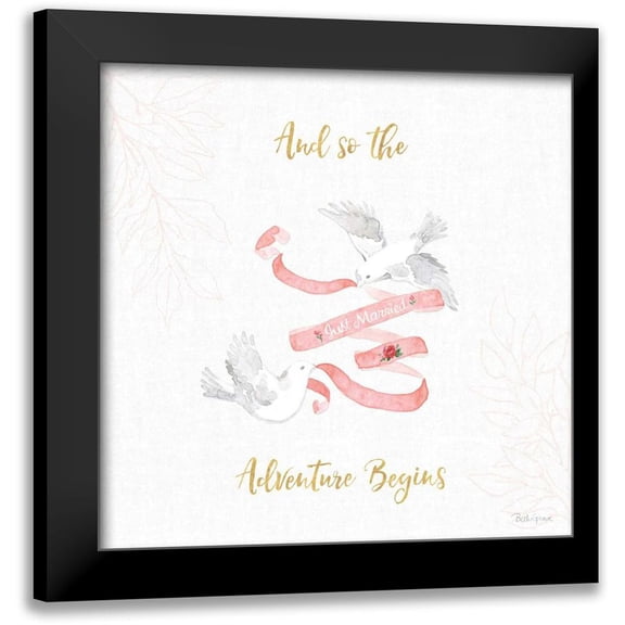 Grove, Beth 12x12 Black Modern Framed Museum Art Print Titled - All You Need is Love X