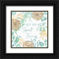 thumbnail image 1 of Grove, Beth 12x12 Black Ornate Wood Framed with Double Matting Museum Art Print Titled - Natures Leaves V, 1 of 4