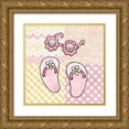 thumbnail image 1 of Grove, Beth 12x12 Gold Ornate Wood Framed with Double Matting Museum Art Print Titled - Coastal Baby VII, 1 of 4