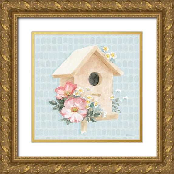 Grove, Beth 12x12 Gold Ornate Wood Framed with Double Matting Museum Art Print Titled - Gardenscape X