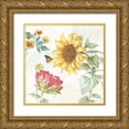 thumbnail image 1 of Grove, Beth 12x12 Gold Ornate Wood Framed with Double Matting Museum Art Print Titled - Sunflower Splendor VIII, 1 of 4