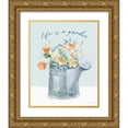 thumbnail image 1 of Grove, Beth 12x14 Gold Ornate Wood Framed with Double Matting Museum Art Print Titled - Gardenscape VI, 1 of 4