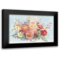 thumbnail image 1 of Grove, Beth 14x11 Black Modern Framed Museum Art Print Titled - Floral Focus V Blue, 1 of 5