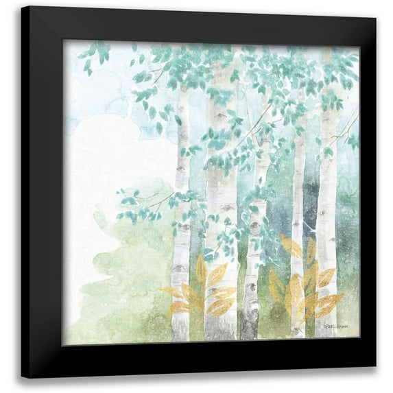 Grove, Beth 15x15 Black Modern Framed Museum Art Print Titled - Natures Leaves III