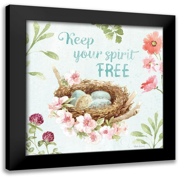 Grove, Beth 15x15 Black Modern Framed Museum Art Print Titled - Sweet Bunnies VI