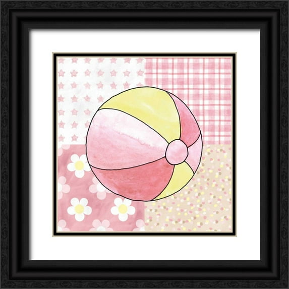 Grove, Beth 15x15 Black Ornate Wood Framed with Double Matting Museum Art Print Titled - Coastal Baby VIII