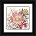 thumbnail image 1 of Grove, Beth 15x15 Black Ornate Wood Framed with Double Matting Museum Art Print Titled - Petal Passion VIII Soft Boho, 1 of 4