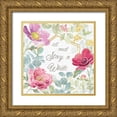 thumbnail image 1 of Grove, Beth 15x15 Gold Ornate Wood Framed with Double Matting Museum Art Print Titled - Springtime Bloom VII, 1 of 4