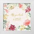 thumbnail image 1 of Grove, Beth 15x15 White Modern Wood Framed Museum Art Print Titled - All You Need is Love III, 1 of 4