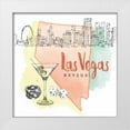thumbnail image 1 of Grove, Beth 15x15 White Modern Wood Framed Museum Art Print Titled - US Cities III, 1 of 4