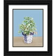 thumbnail image 1 of Grove, Beth 15x18 Black Ornate Wood Framed with Double Matting Museum Art Print Titled - Herb Garden II White Navy, 1 of 4