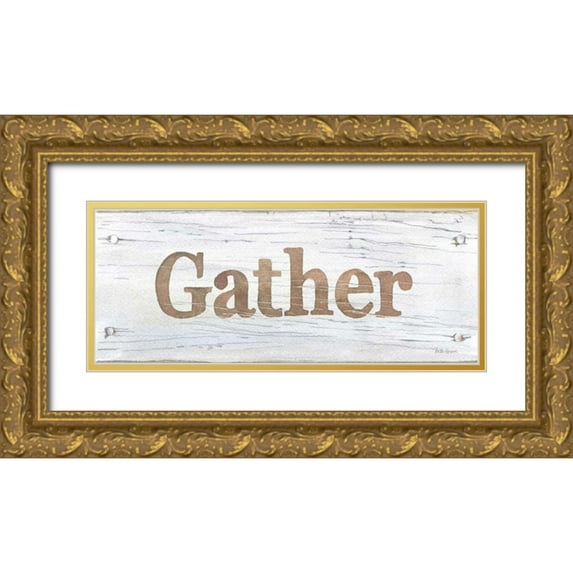 Grove, Beth 18x10 Gold Ornate Wood Framed with Double Matting Museum Art Print Titled - Farmhouse VIII