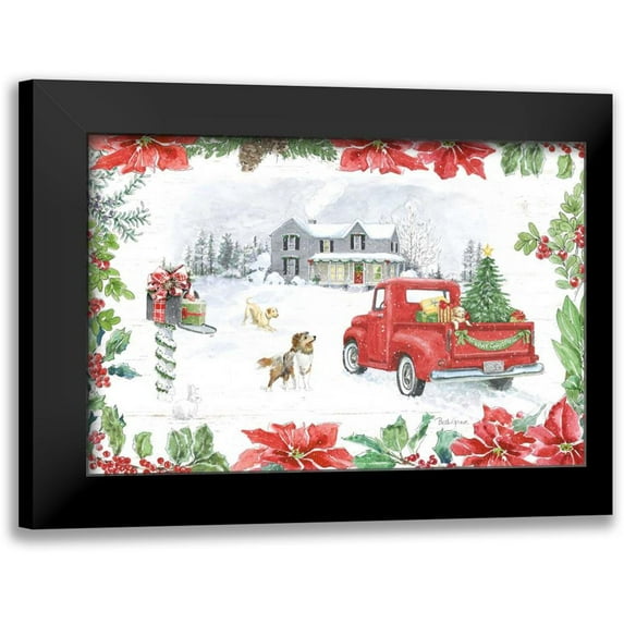 Grove, Beth 18x13 Black Modern Framed Museum Art Print Titled - Farmhouse Holidays II