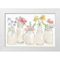 thumbnail image 1 of Grove, Beth 18x13 White Modern Wood Framed Museum Art Print Titled - Peaceful Petals I, 1 of 4