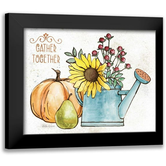 Grove, Beth 18x15 Black Modern Framed Museum Art Print Titled - October Garden I