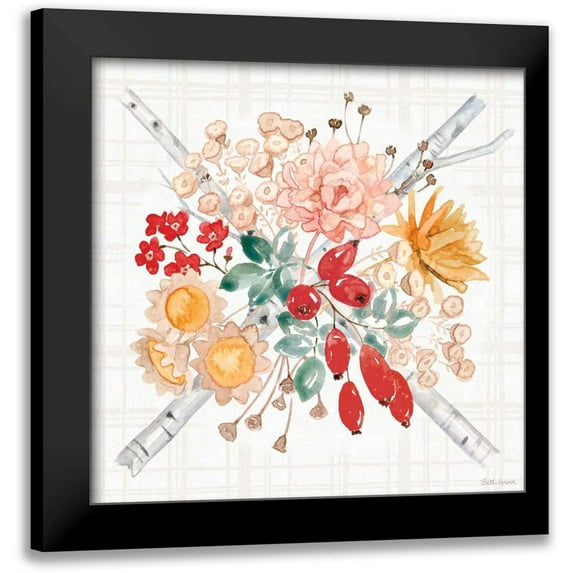 Grove, Beth 20x20 Black Modern Framed Museum Art Print Titled - Festive Season VII