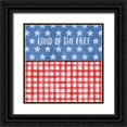 thumbnail image 1 of Grove, Beth 20x20 Black Ornate Wood Framed with Double Matting Museum Art Print Titled - Americana Style VI, 1 of 4
